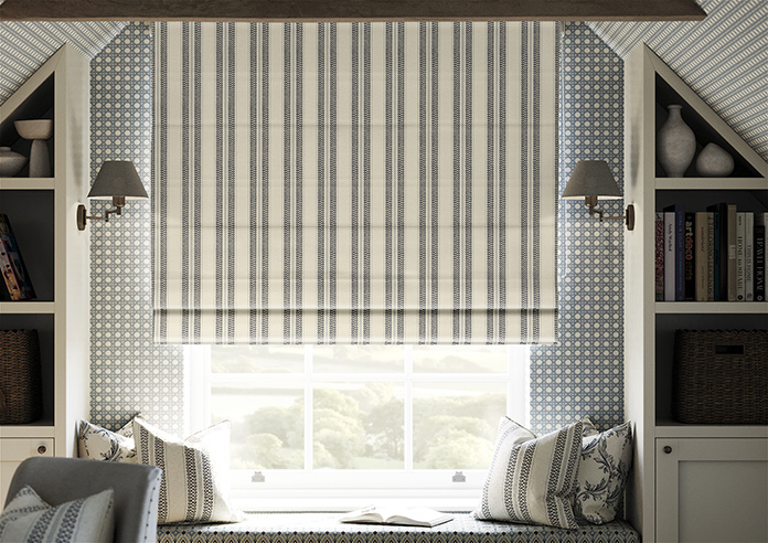 Noble Stripe, Hudds - Twist&Fit Roman Blind - Image 3